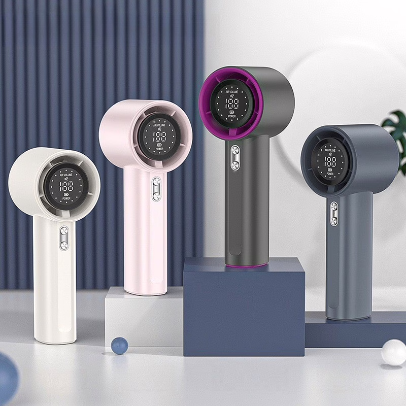 數顯USB充電戶外迷你風扇